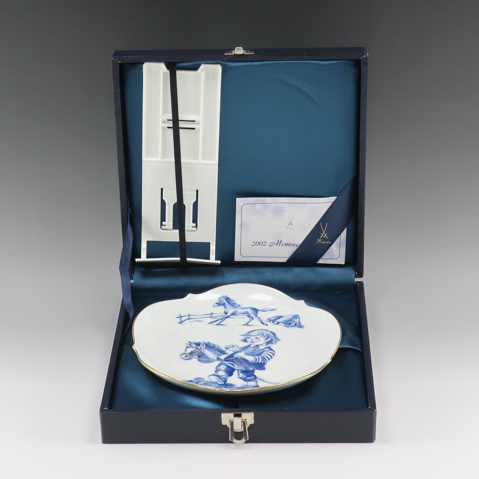 Meissen】マイセン 2002年 メモリアルプレート 置物 オブジェ