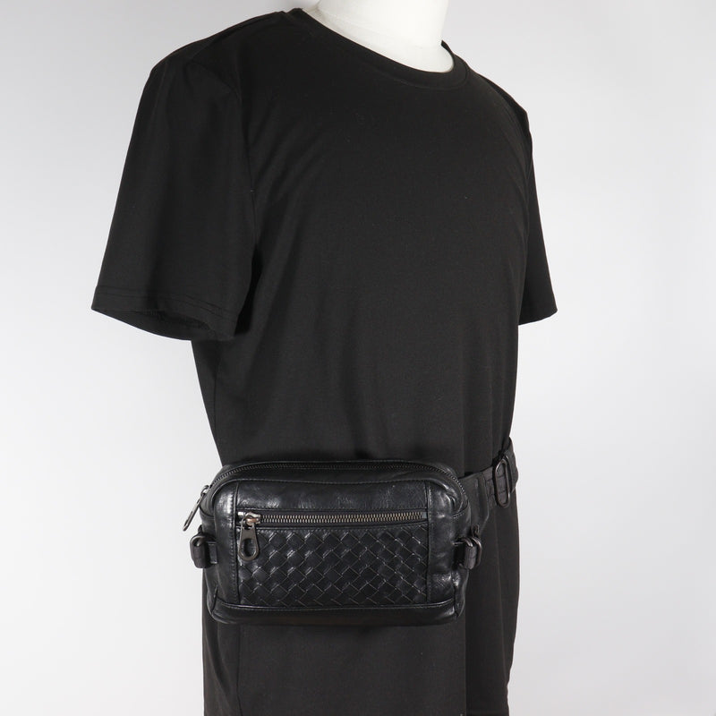 BOTTEGAVENETA】ボッテガヴェネタ イントレチャート ウエストバッグ