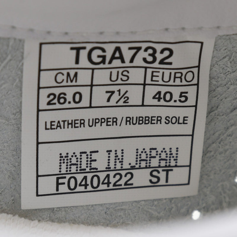 【asics】アシックス
 スニーカー
 TGA732-01 レザー×ラバー メンズA-ランク
