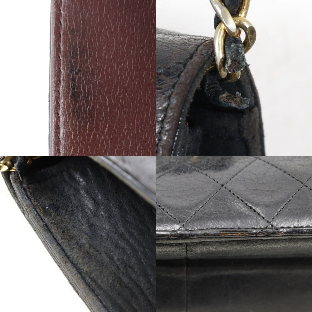ぴ*ん様 18万➡︎CHANEL■ラムスキン マトラッセ ショルダーバッグ 斜め CHANEL】シャネル チェーンショルダー ショルダーバッグ マトラッセ
