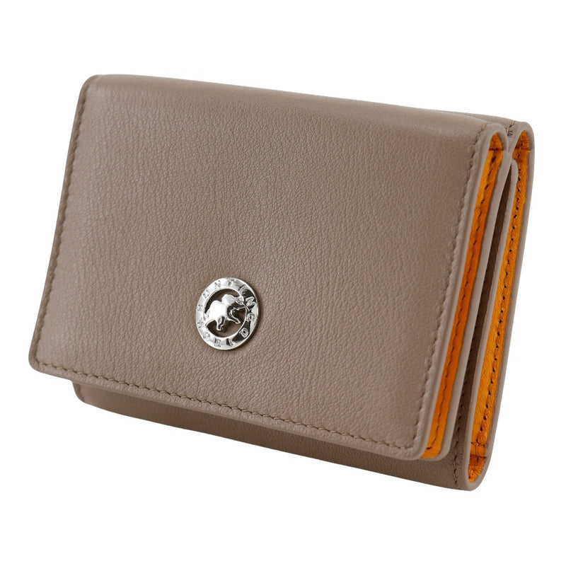 [Hunting World] Hunting World 
 Caltical wallet 
 Leather Brown Snap button Ladies A Rank