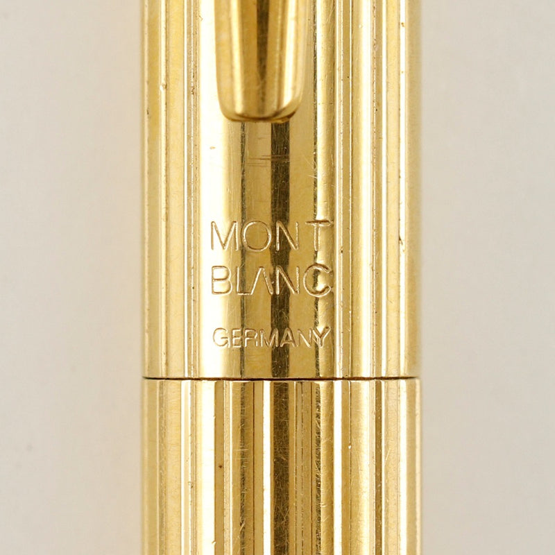 [Montblanc] Montblanc Nobless Fountain Pen stylo Pen Pen Tip 585 (K14) F (CHIGH) Stormer Gold Gold Color Noblesse_