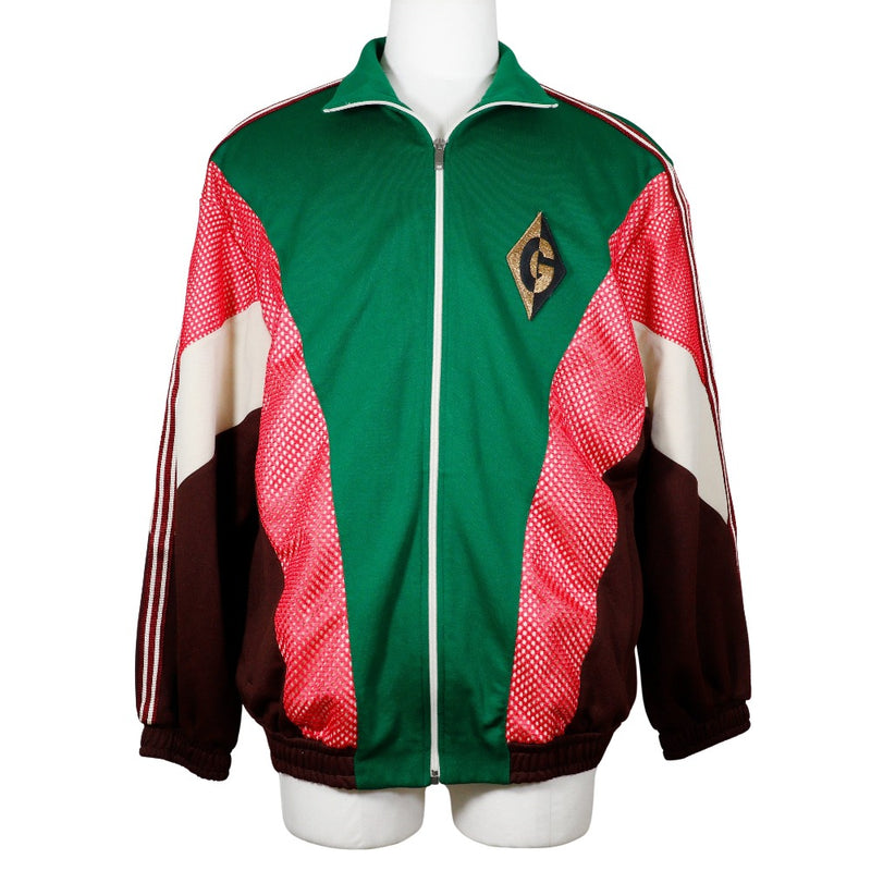 [Gucci] Gucci 
 Chaqueta de pista y otro exterior 
 Chaqueta de pista de poliéster para hombres