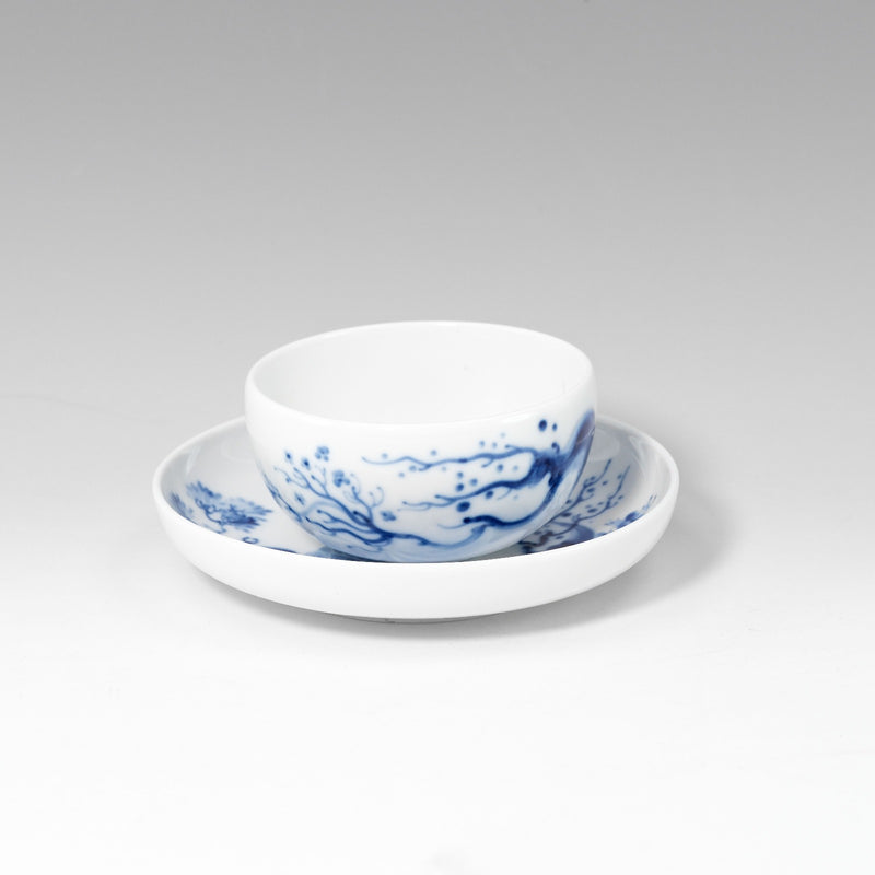 [Meissen] Meissen 
 蓝色兰花餐具 
 Cunch＆Tea制成824001/24633 Blue Orchid_a+等级