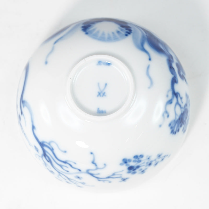 [Meissen] Meissen 
 蓝色兰花餐具 
 Cunch＆Tea制成824001/24633 Blue Orchid_a+等级