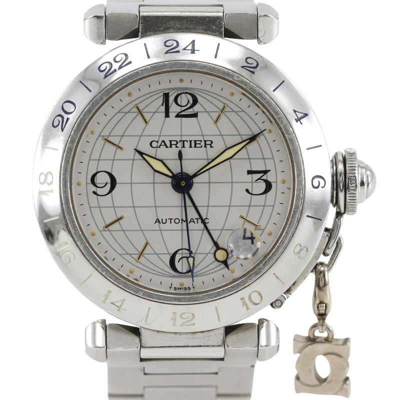 [CARTIER] Reloj Cartier Pasha C Meridian GMT 
 W31078M7 Cuerda automática