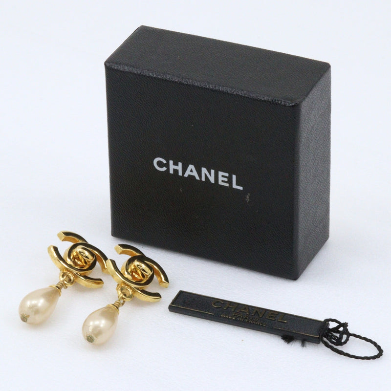 CHANEL】シャネル ココマーク ターンロックモチーフ イヤリング