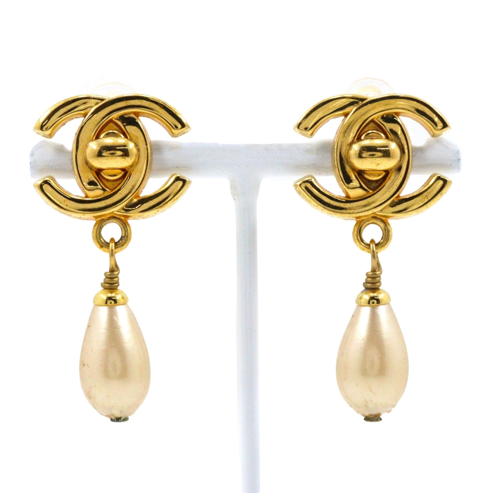 CHANEL] CHANEL Clover COCO Mark earrings – NISHIKINO VINTAGE KYOTO