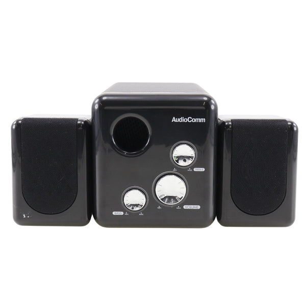 [OHM] OHM 전기 
 Audiocomm의 오디오 장비 
 내장 앰프 스피커 시스템 ASP-2200Z-K Black Audiocomm _과 함께 2.1ch