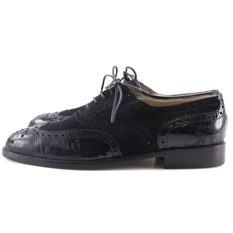 [CHANEL] Chanel Wing Chip Loafer COCO Mark A05952.15 Swedes x Enamel Black Wing Tip Ladies