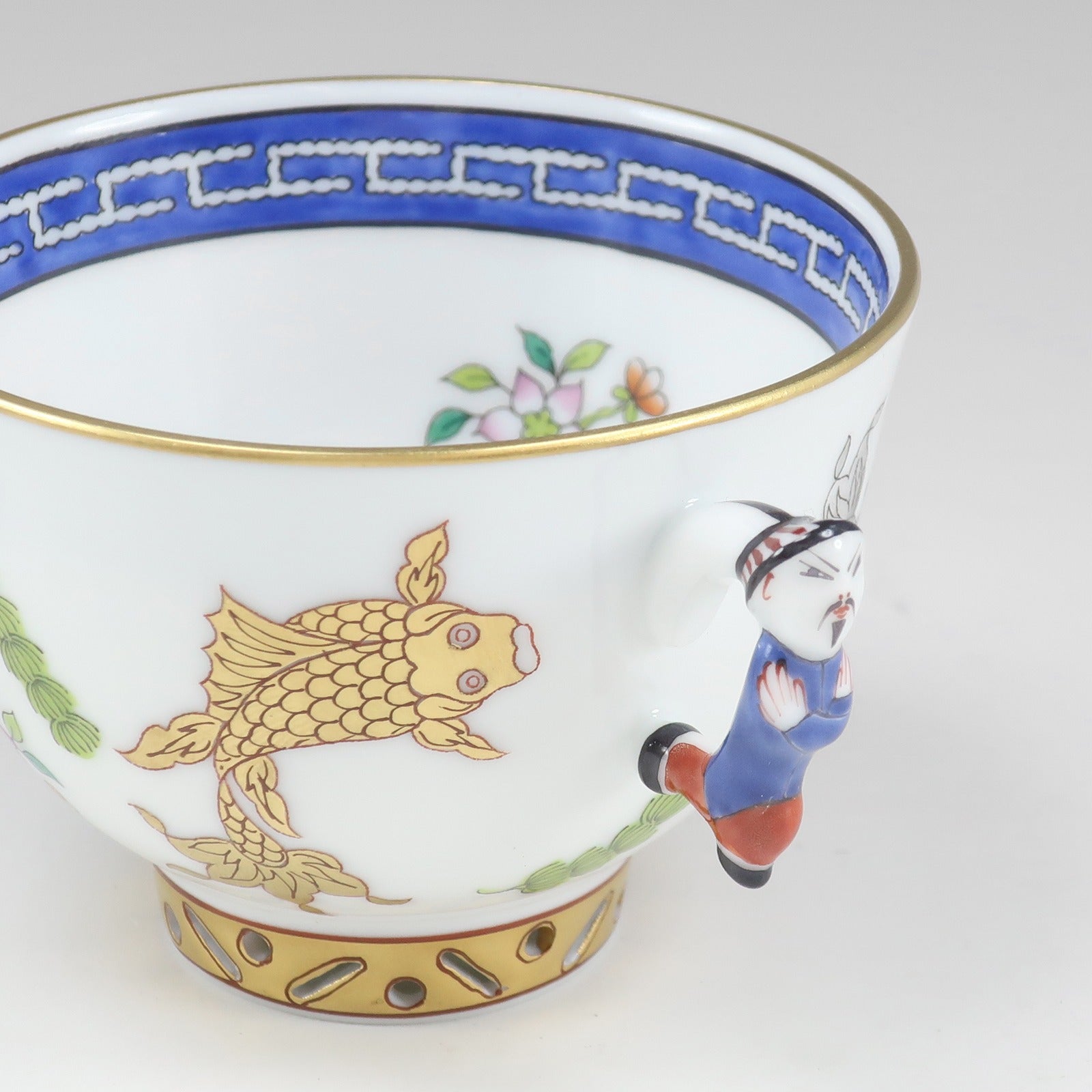 HEREND】ヘレンド シノワズリ ポワッソン 食器 マンダリン カップ＆ソーサー 3371/PO Chinoiserie Poisson –  KYOTO NISHIKINO