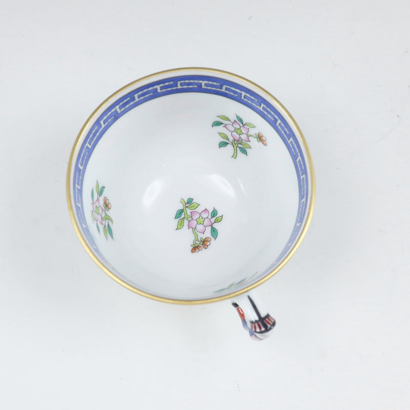 [HEREND] Herend 
 Shinowazuri Poisson Tableware 
 Mandarin Cup & Saucer 3371/Po Chinoiserie Poisson _a+Rank