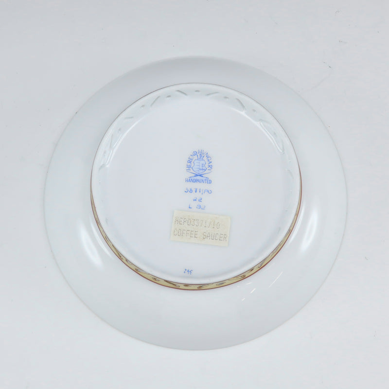 [HEREND] HEREND 
 Shinowazuri Poisson vajilla 
 Mandarin Cup & Saucer 3371/Po Chinoiserie Poisson _A+Rango