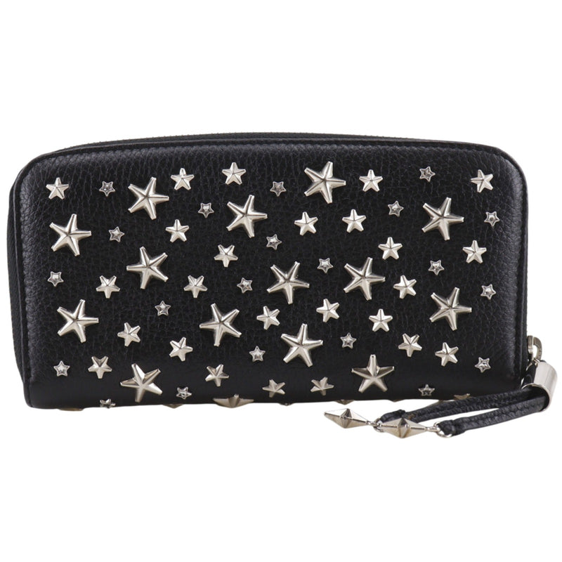 [JIMMY CHOO] Portefeuille long rond à fermeture éclair Jimmy Choo
