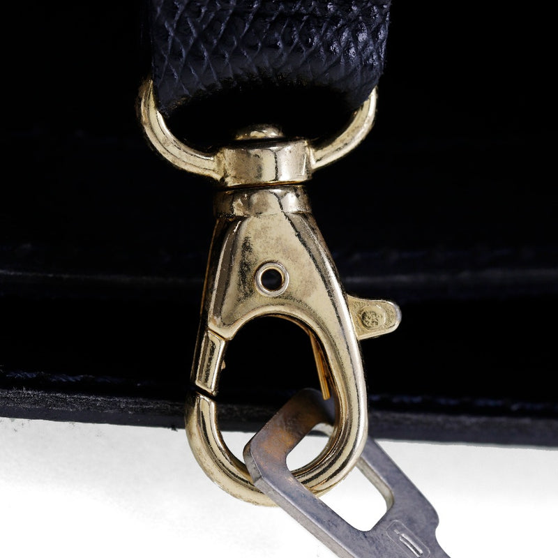 [Lancel] Lancel 
 Second bag 
 Leather black handbag 2WAY Pachin lock men's