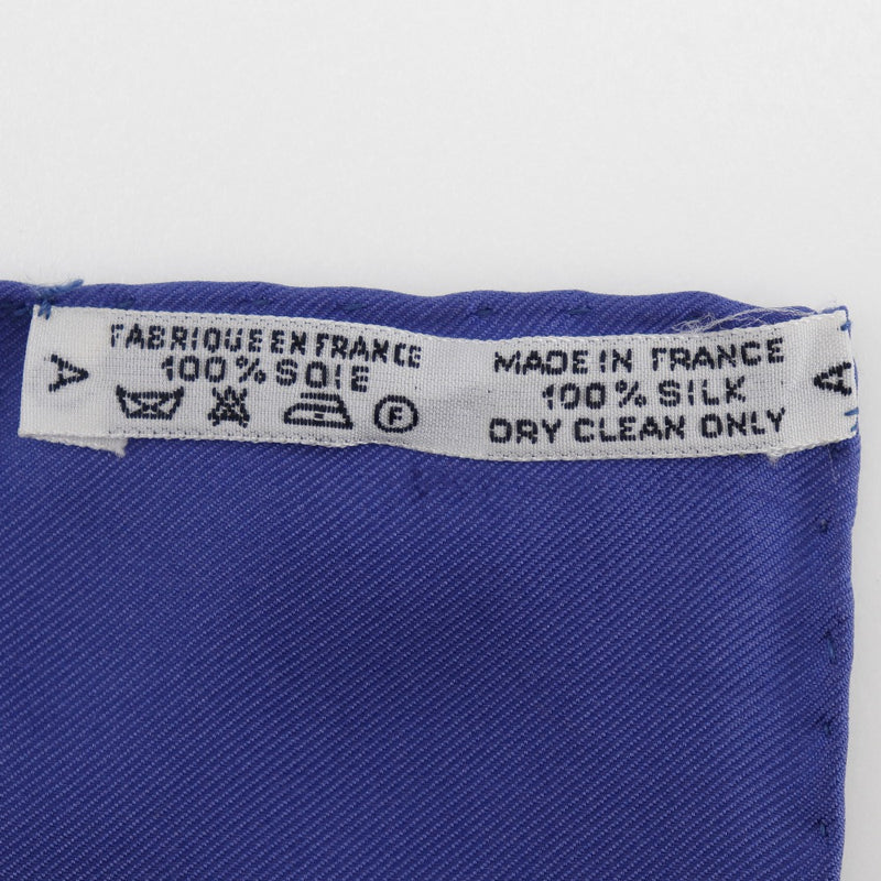 [HERMES] Hermes 
 Carre 90 scarf 
 BRIDES DE GALA Formation Maisei Silk Blue CARRE90 Ladies A-Rank