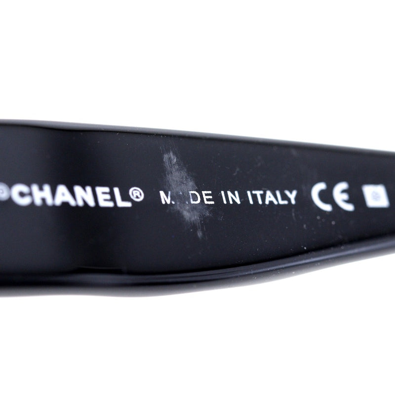 [Chanel] Chanel 
 Gafas de sol Camelia 
 COCO Mark 5111 plástico Camelia negra Damas A-Rank