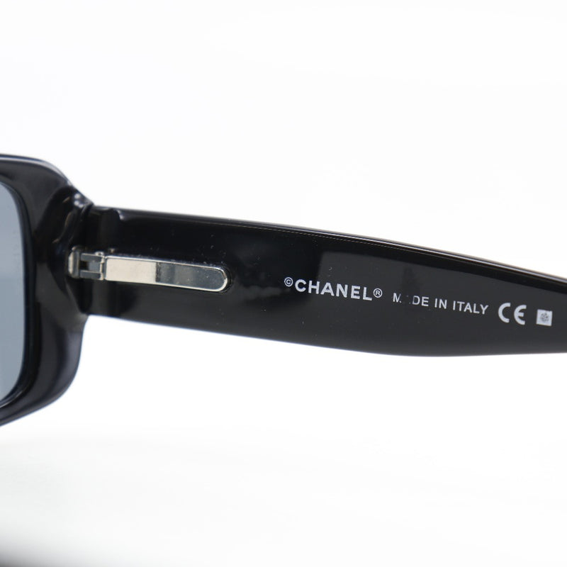 【CHANEL】シャネル
 カメリア サングラス
 ココマーク 5111 プラスチック 黒 Camelia レディースA-ランク