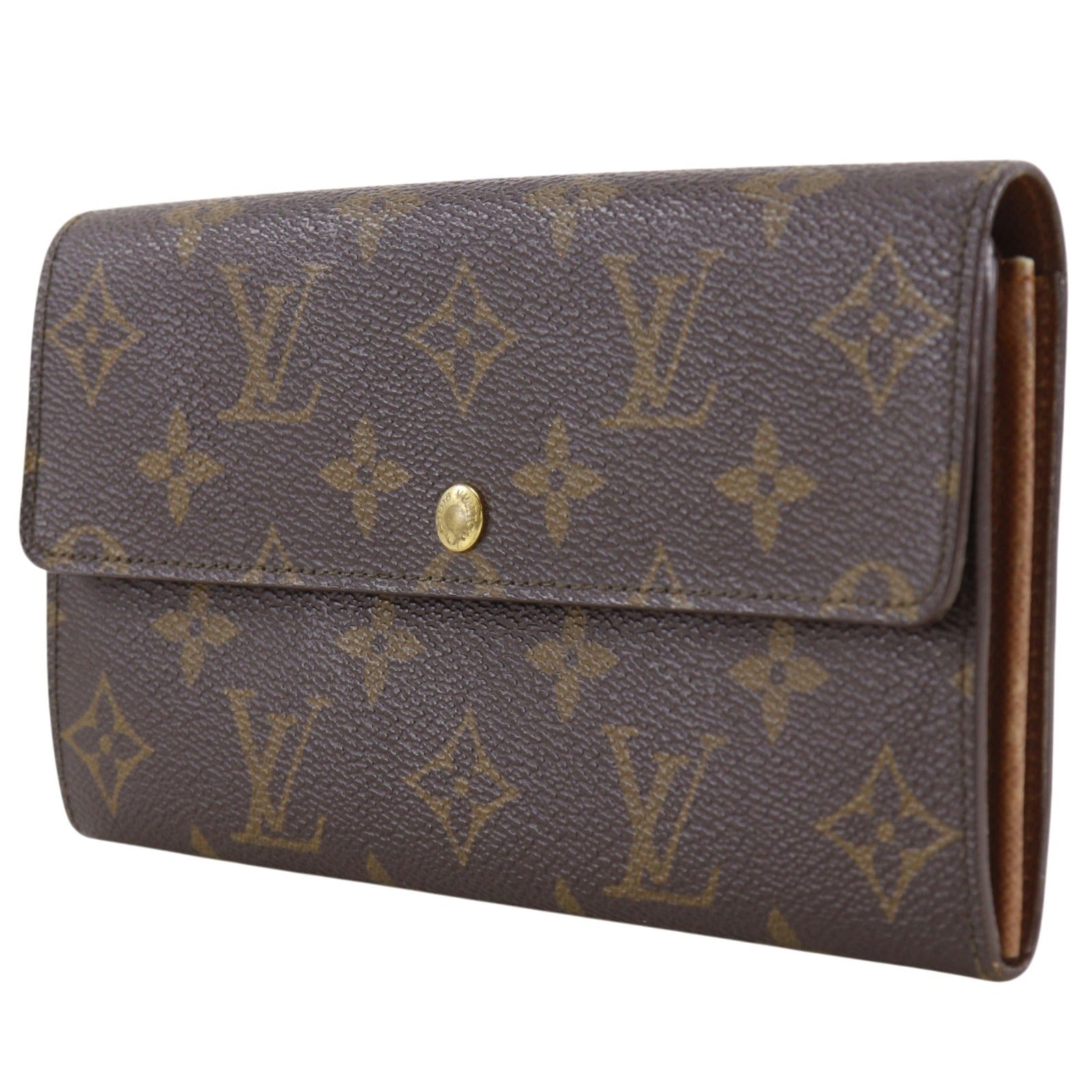 ルイヴィトン モノグラム ポシェット ポルトモネ クレディ 長財布 A105 LOUIS VUITTON】ルイ・ヴィトン ポシェット・ポルト モネ クレディ 長