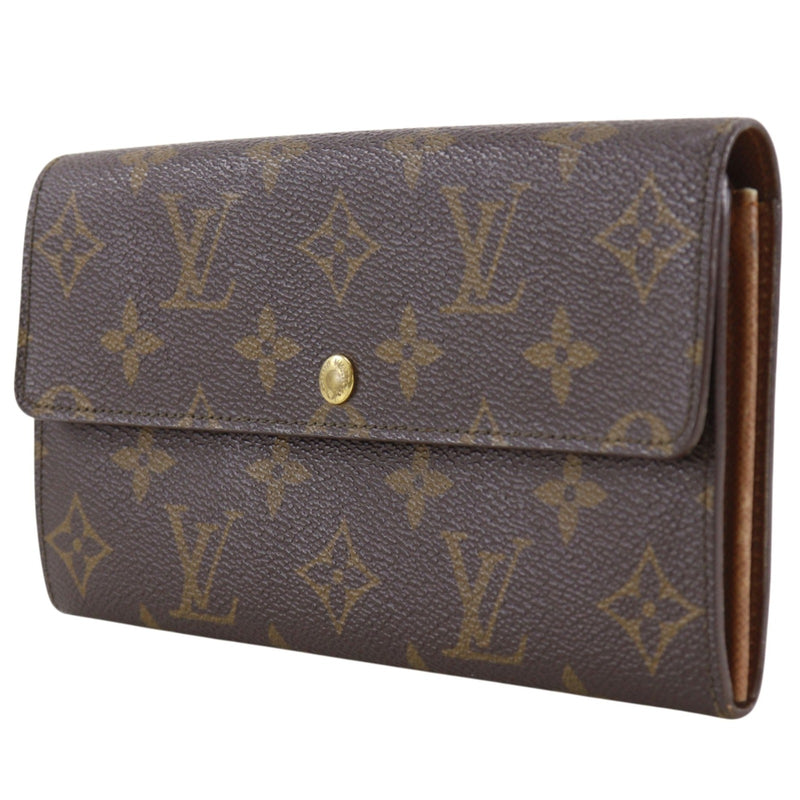 LOUIS VUITTON】ルイ・ヴィトン ポシェット・ポルト モネ クレディ 長