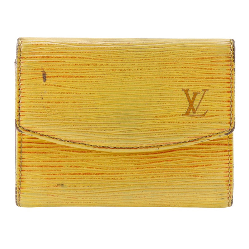 [Louis Vuitton] Louis Vuitton Radrow Coin Case M63309 Epireather Tashiri Yellow CA0935 Bouton Snap de tampon Ludlow Unisexe B-Rank