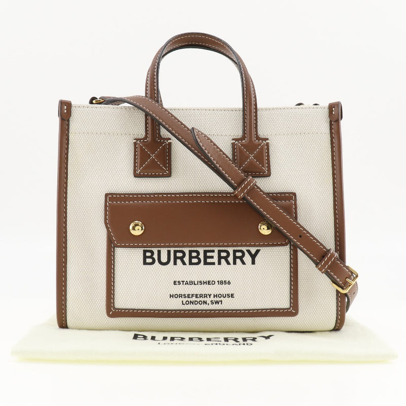 【BURBERRY】バーバリー ミニフレヤトート ハンドバッグ
 8044143