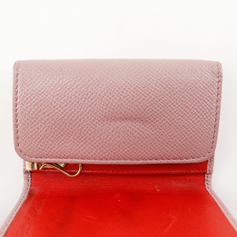 [BVLGARI] Bulgari Bvlgari Bvlgari Key Holder  Leather Raspberry Pink Flap BVLGARI BVLGARI Ladies