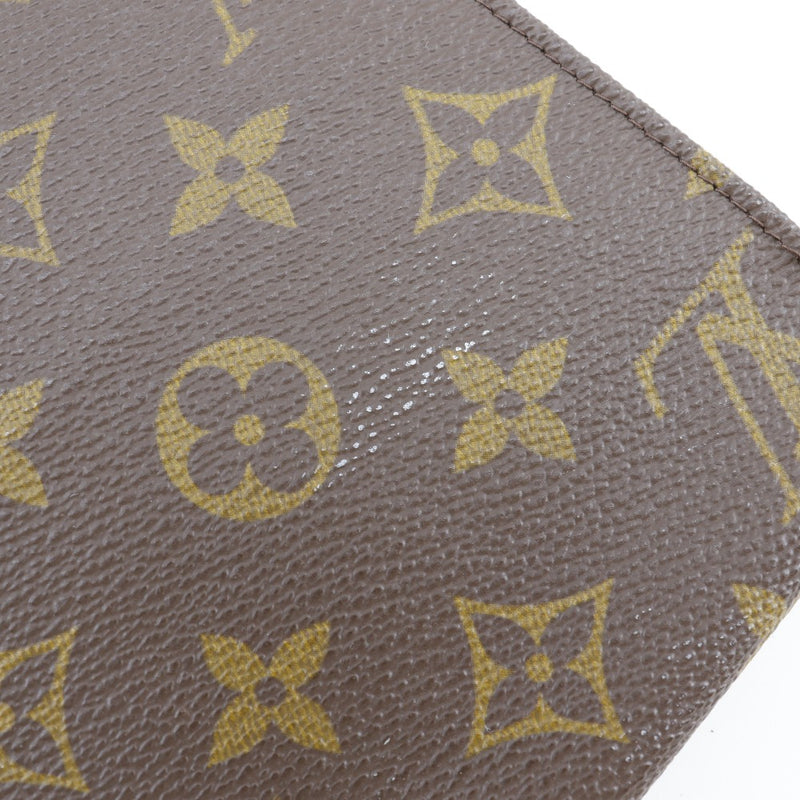 [Louis Vuitton] Louis Vuitton Passeport Case monogramme Vintage Canvas Thé Snap Bouton Unisexe