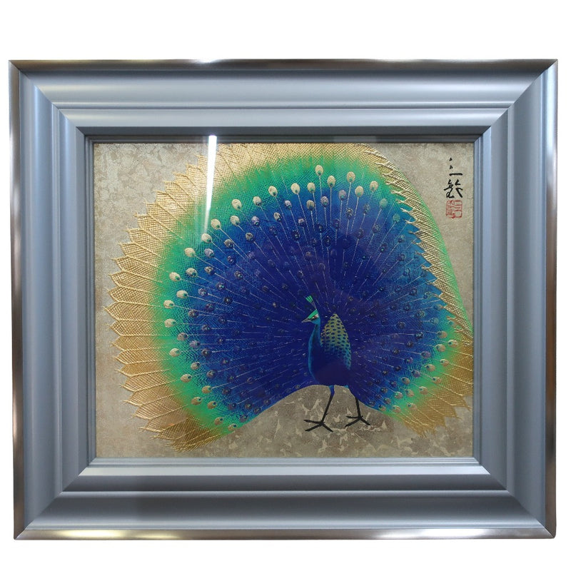 児玉三鈴 【孔雀】 絵画 – NISHIKINO VINTAGE KYOTO