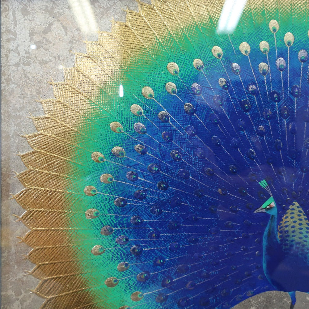 児玉三鈴 【孔雀】 絵画 – NISHIKINO VINTAGE KYOTO