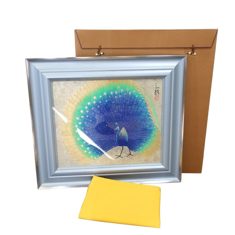 児玉三鈴 【孔雀】 絵画 – NISHIKINO VINTAGE KYOTO