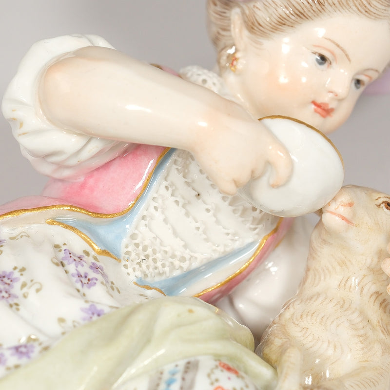 マイセン　羊飼いの少女 マイセン羊飼いの少女