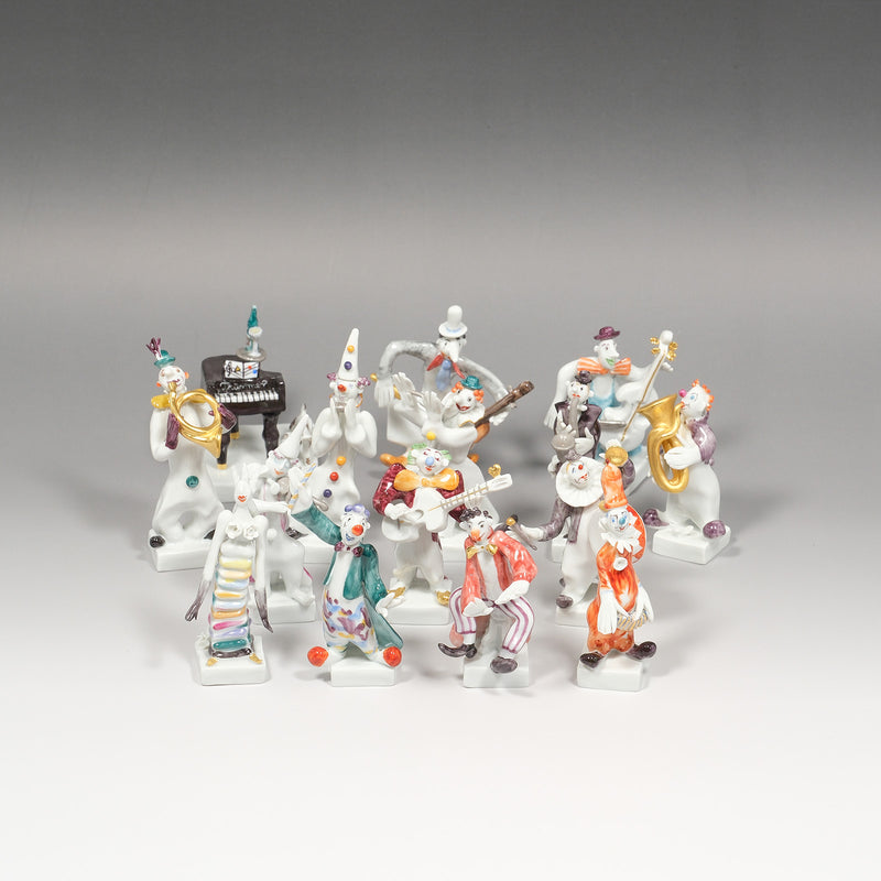 【Meissen】マイセン ミュージッククラウ 15体セット 置物 オブジェ