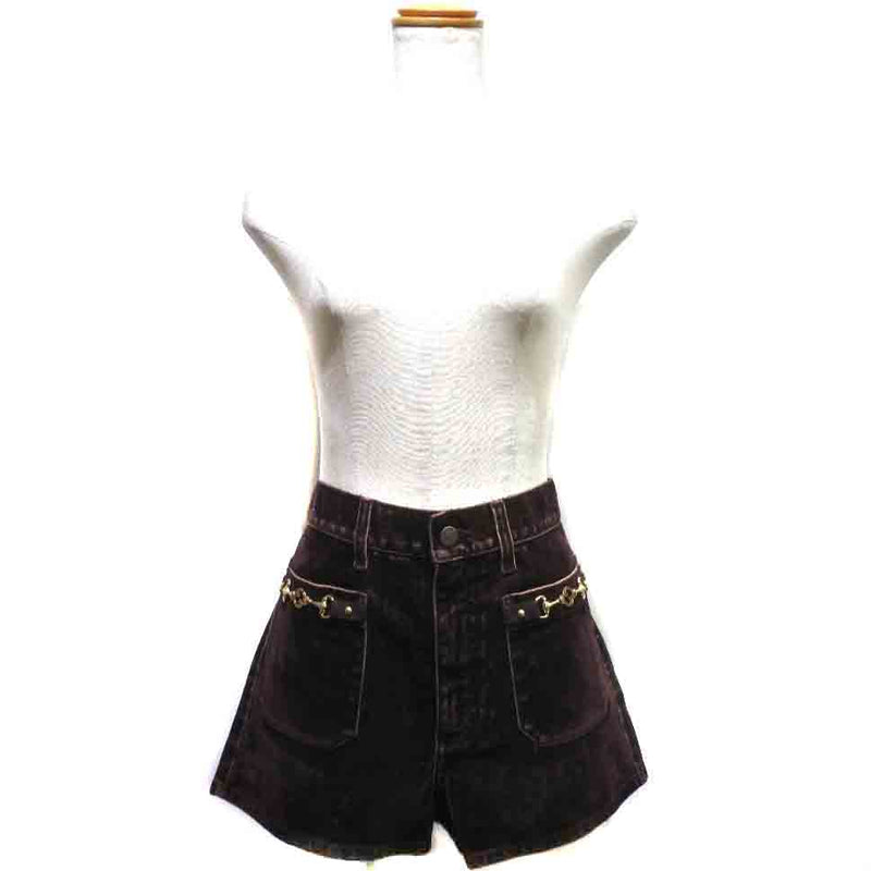 [Gucci] Gucci 
 Pantalones cortos 
 Interlocking 600456 Cotton X Poliuretano Shorts de té Damas S Rango