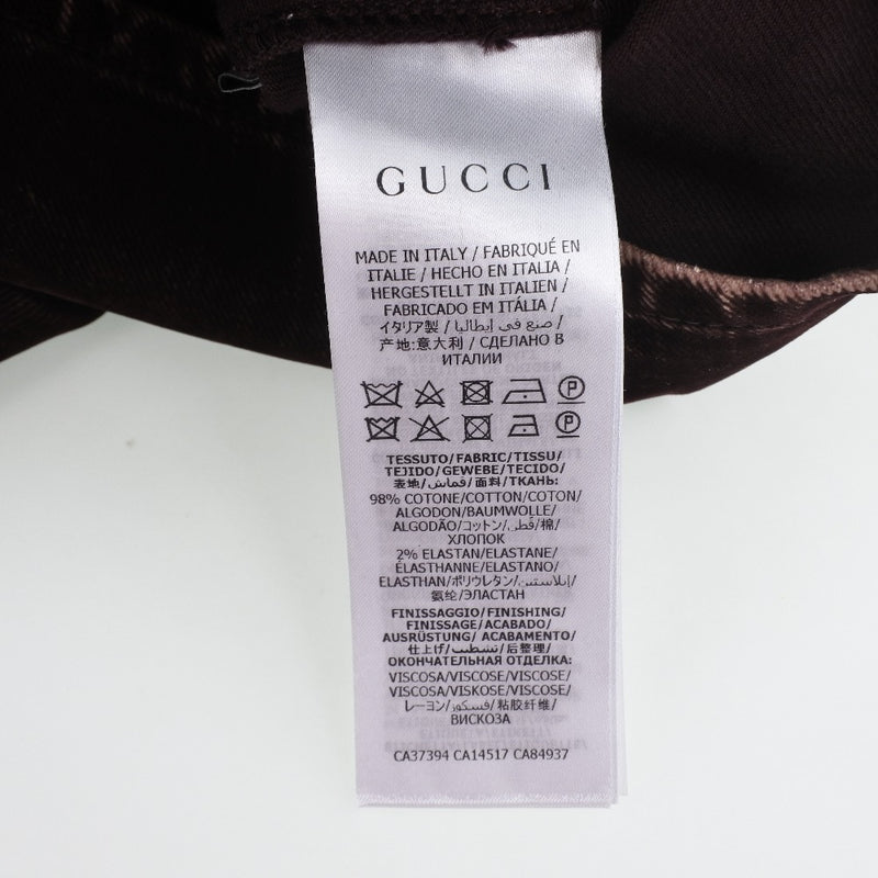 [GUCCI] Gucci 
 Shorts pants 
 Interlocking 600456 Cotton x polyurethane tea Shorts Ladies S rank