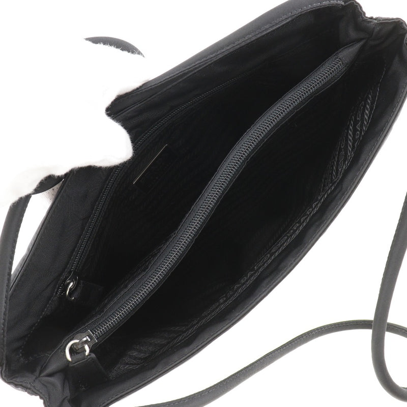 [Prada]PRADA Bolso de hombro Nylon Black Shoulder A5 Open Ladies