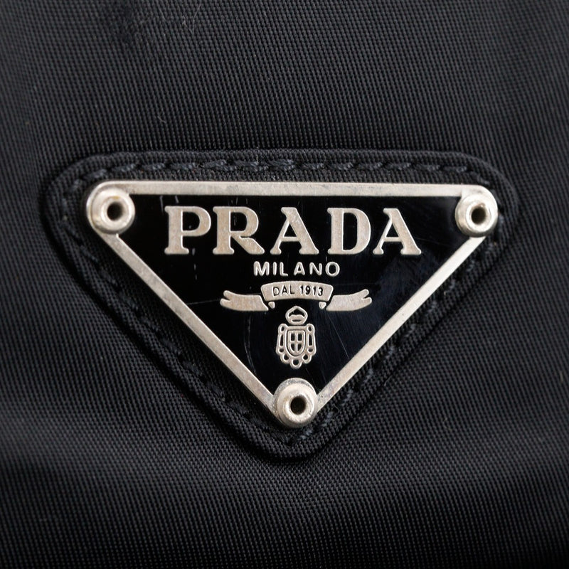 [프라다]PRADA 어깨 가방 나일론 검은 어깨 A5 오픈 여성