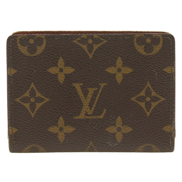 [Louis Vuitton]LOUIS VUITTON
 Porto 2 Cult Pass Pass 
 M60533 Monogram Canvas Tea CA0931 Grabado Open Porto 2 Cult VERTICAL UNISEX B-Bank