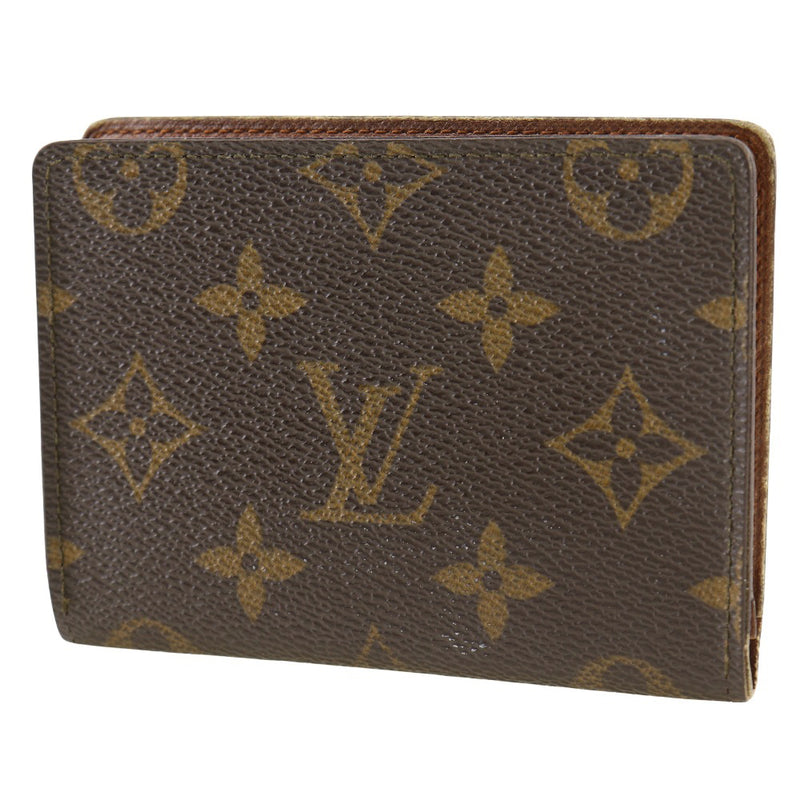 [Louis Vuitton]LOUIS VUITTON Porto 2 Cult Vertical Pass Case M60533 Monogram canvas Brown CA0931 Enchanted Open Porto 2 Cult Vertical Unisex B-Rank