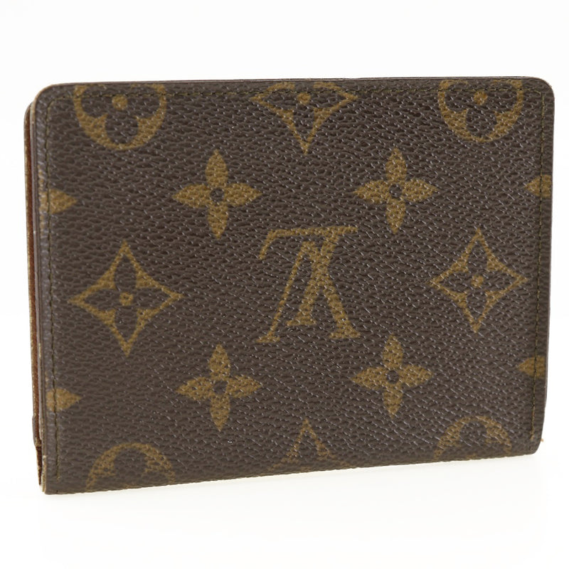 [Louis Vuitton] Louis Vuitton Porto 2 Cult Vertical Pass Case M60533 Monogram Canvas Tea CA0931 Encouragé Porto 2 Cult vertical Unisexe B-Rank