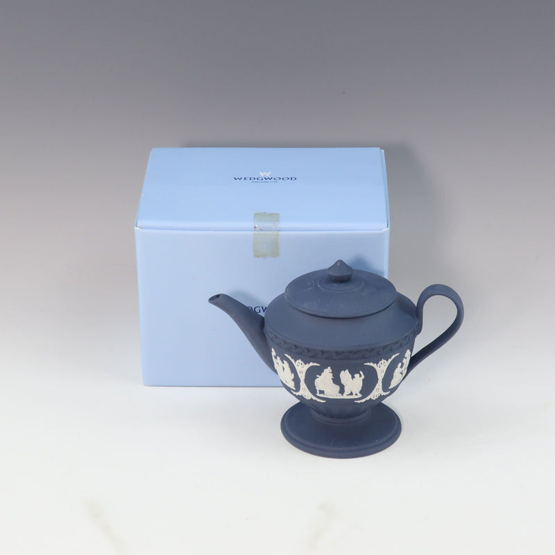 [Wedgwood] Wedgewood 
 Jasper Portland Blue Tableware 
 Minity pot Jasper Portland Blue _A Rank