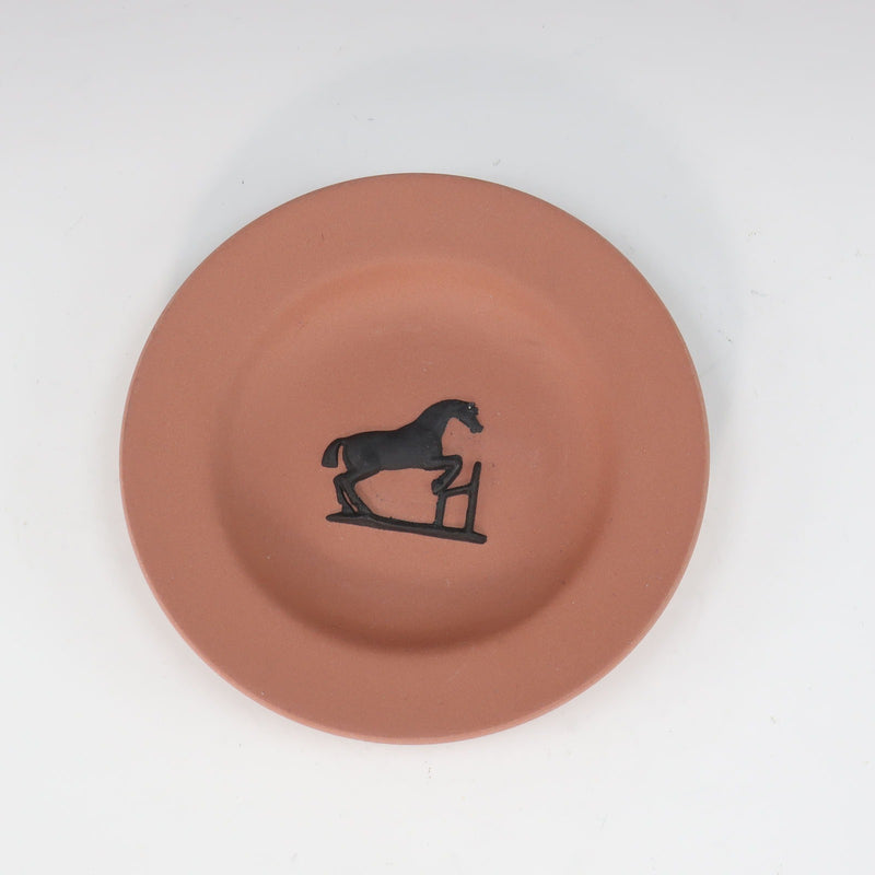 [Wedgwood] Wedgewood 
 Objeto de caballo 
 Jasper Plate × 2 Horse_A Rank