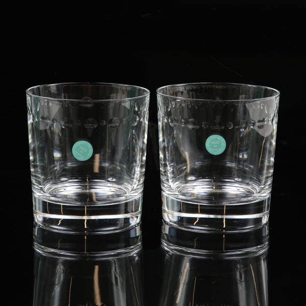 [Tiffany & co.]TIFFANY&Co.
 Swing tableware 
 Tumbler x 2 Crystal Swing_a+Rank