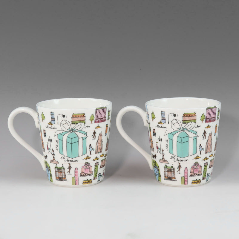 [Tiffany & co.]TIFFANY&Co. 5th Avenue Tableware Mug x 2 5th Avenue_s Rank