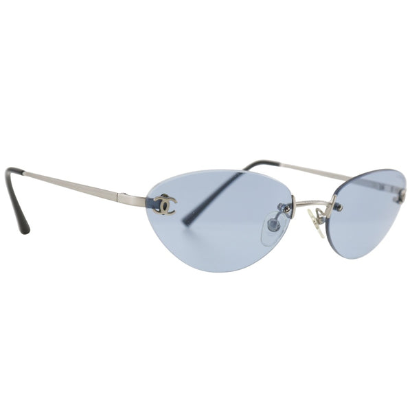 [Chanel] Chanel COCO Mark Gafas de sol 4003 PlatStick Blue Coco Mark Ladies A-Rank