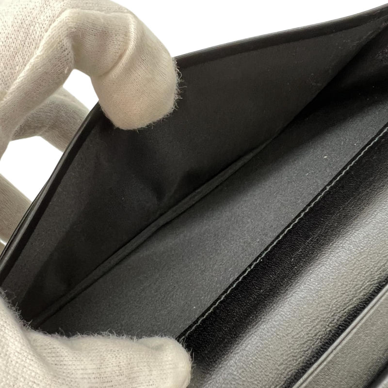 【BALLY】バリー
 Bロゴ 札入れ
 カーフ 黒 オープン B logo メンズAランク