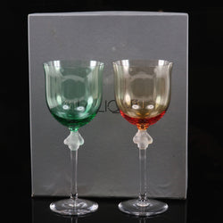 [LALIQUE] Laric Roxane tableware wine glass × 2 ROXANNE_A Rank