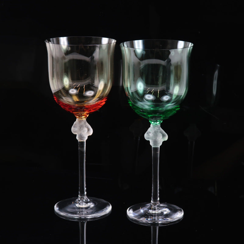 [LALIQUE] Laric Roxane tableware wine glass × 2 ROXANNE_A Rank