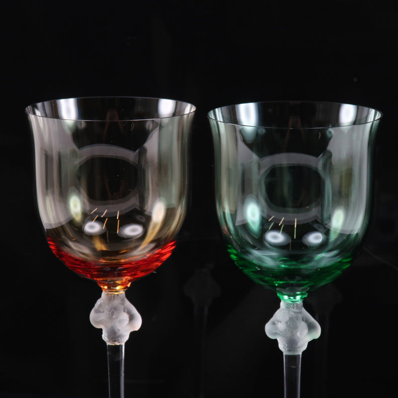 [LALIQUE] Lalic 
 Roxane tableware 
 Wine glass × 2 ROXANNE_A Rank