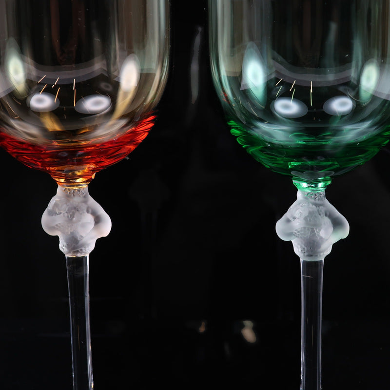 [LALIQUE] Laric Roxane tableware wine glass × 2 ROXANNE_A Rank